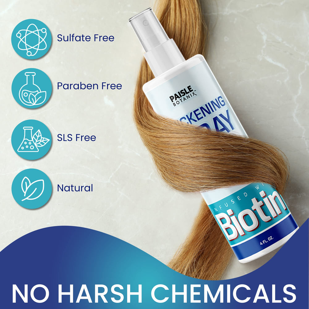 Paisle Botanics biotine croissance capillaire – hydratation renforcée.