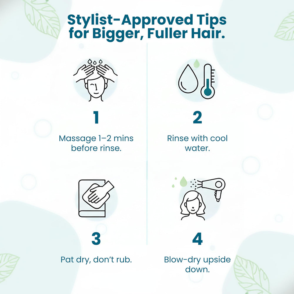 Botanical protein complex image highlights nourishing ingredients in Paisle Botanics shampoo.