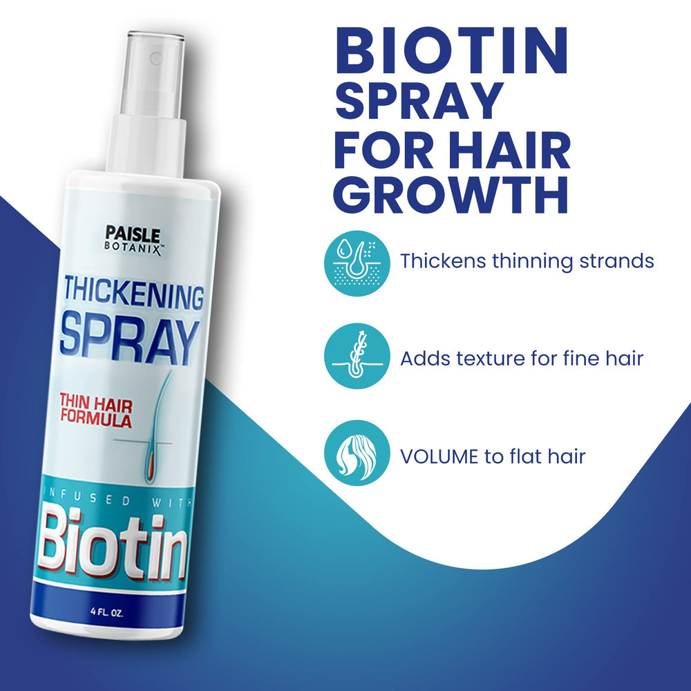 Paisle Botanics brume DHT Blocker – soutien à la pousse capillaire.