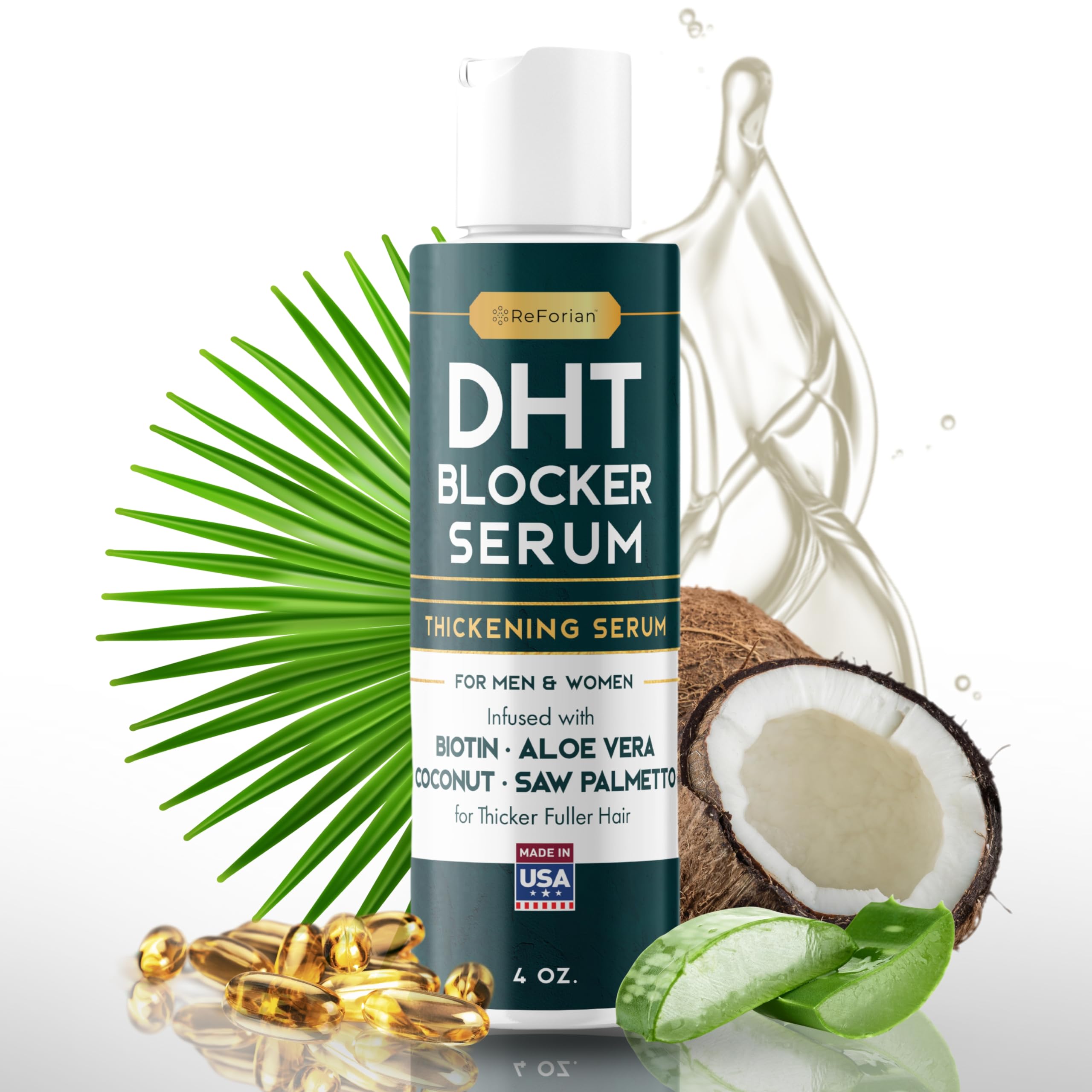 Paisle Botanics serum pump shows mess-free scalp application.