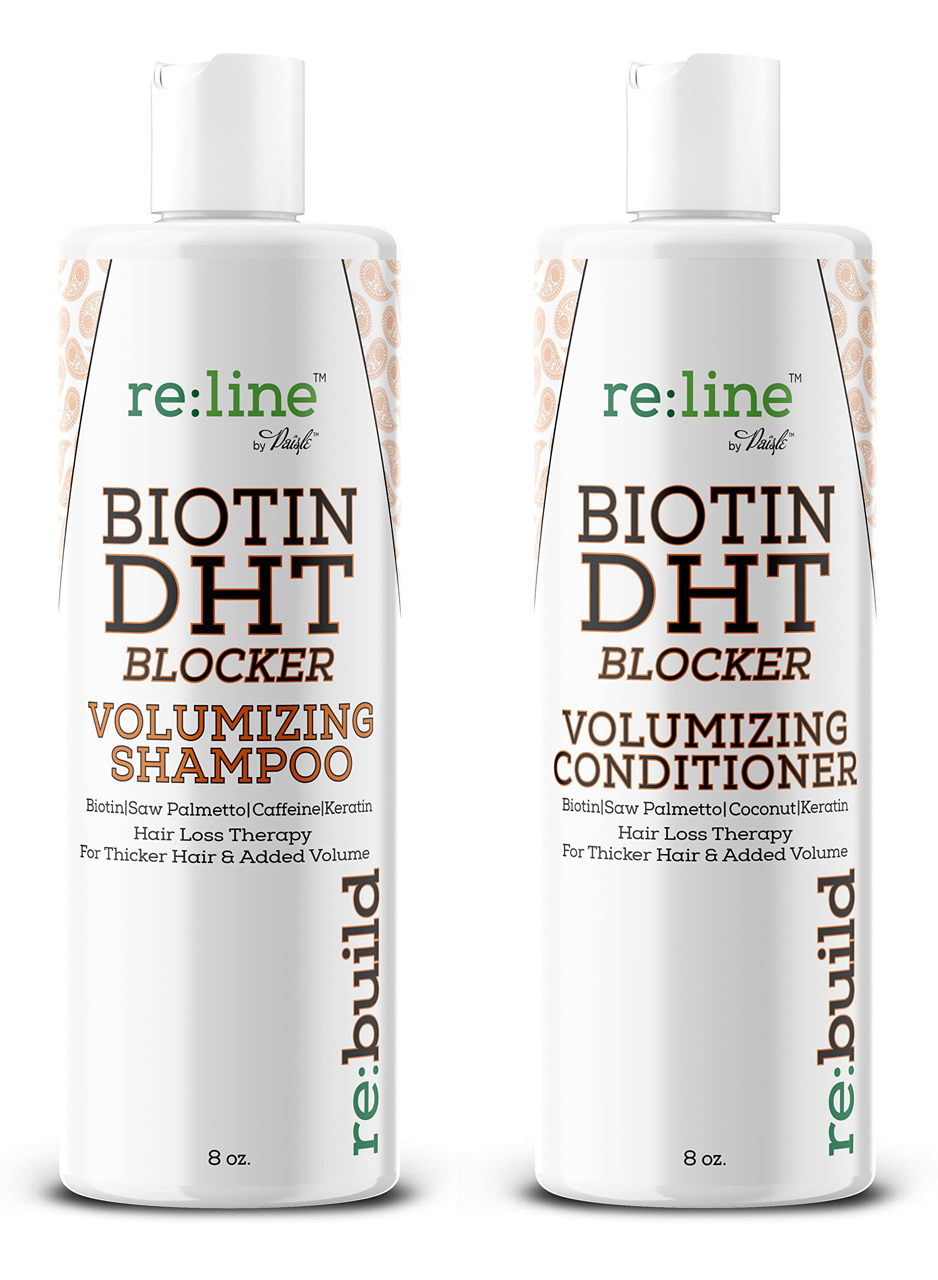 Paisle Botanics volume conditioner bottle, easy detangling with added body for fine hair.