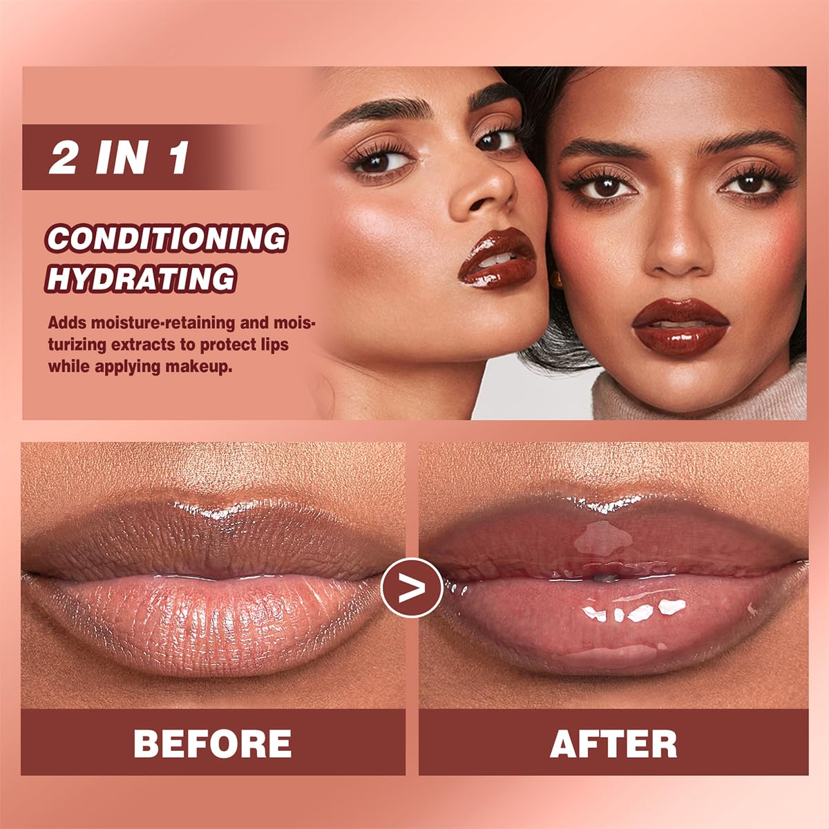 Pakivs Chocolate hue adds depth with nourishing lip moisture