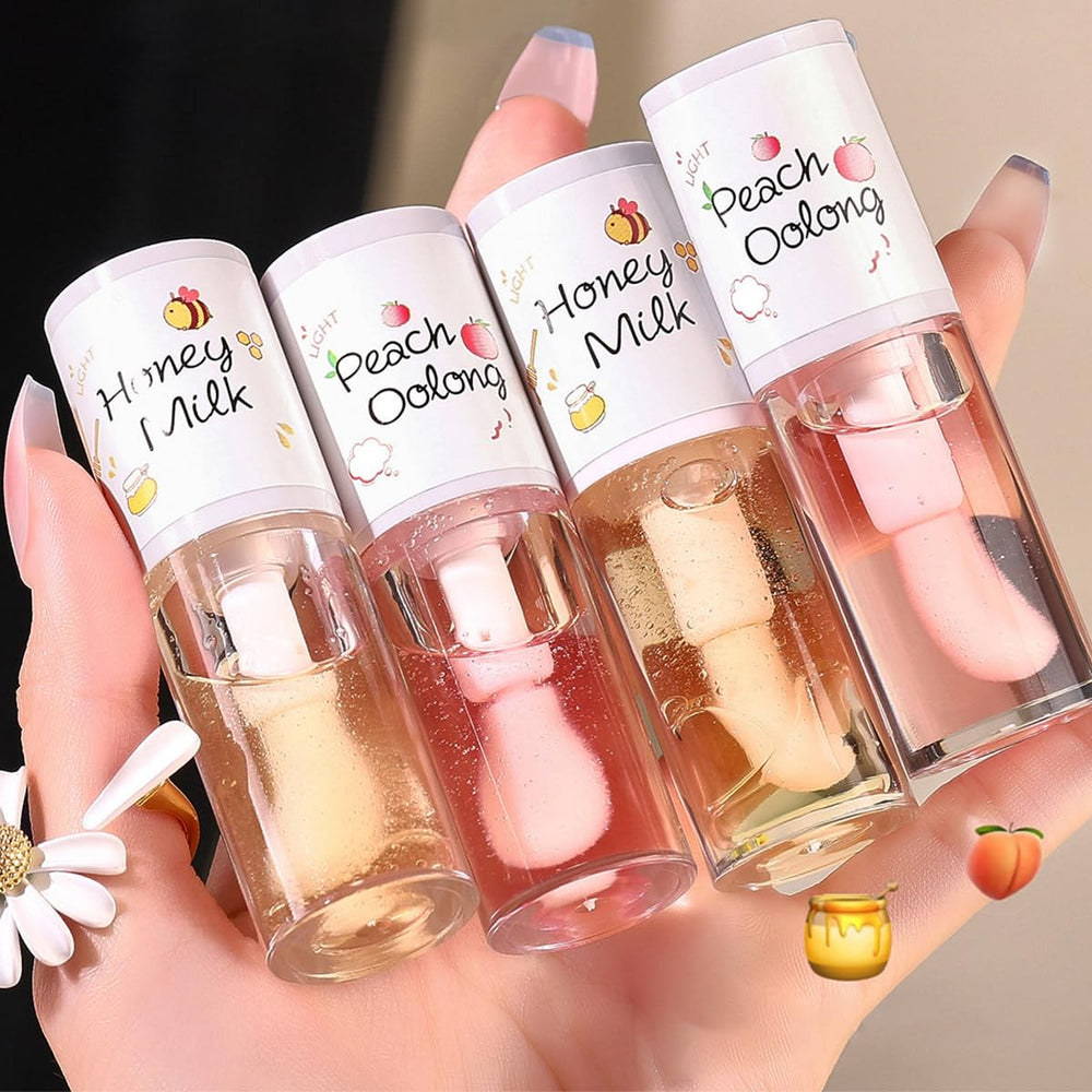 Pakivs hydrating lip oil bottle for glossy, nourished lips
