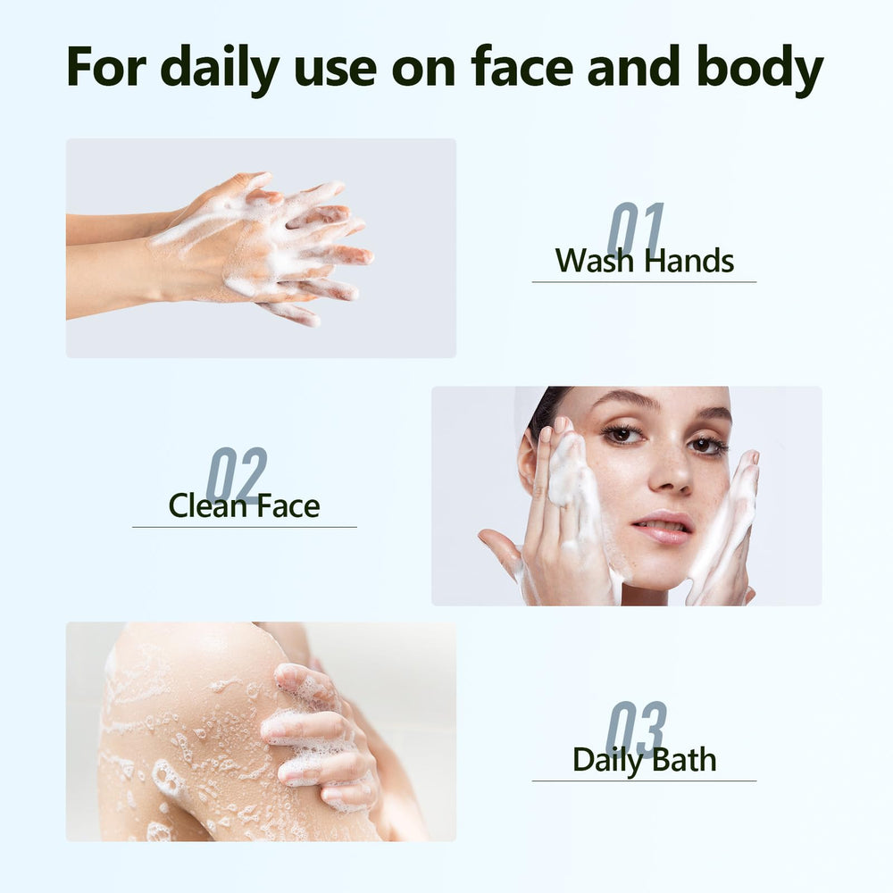 PALFICAB gentle exfoliation with green tea bars for refreshed skin