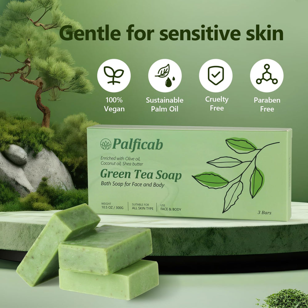 PALFICAB Green Tea Soap gift set ready for gifting on special occasions