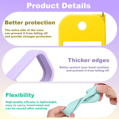 Palksky purple protective case shields Power Mist from everyday bumps.