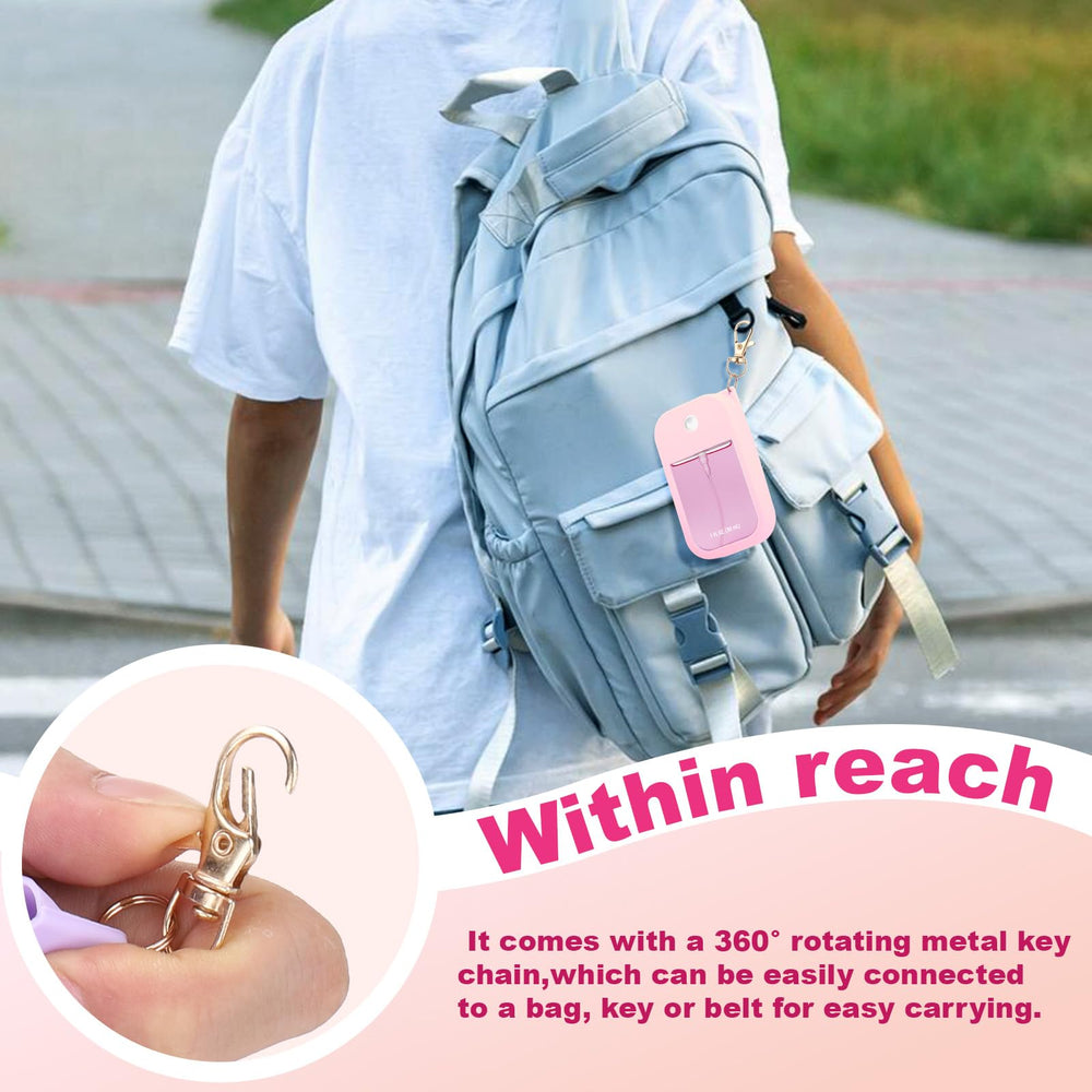 Palksky pink Touchland case complements your Glow Mist in travel size.