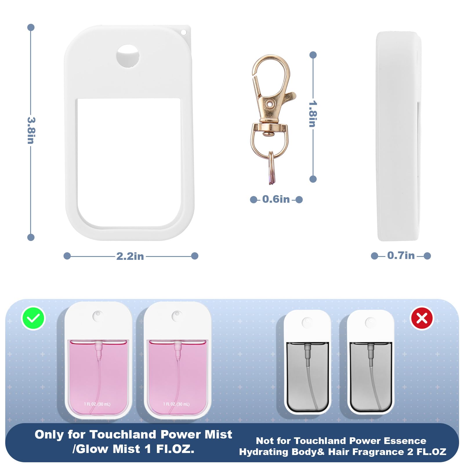 Compact travel size fits into bags, purses, and backpacks
