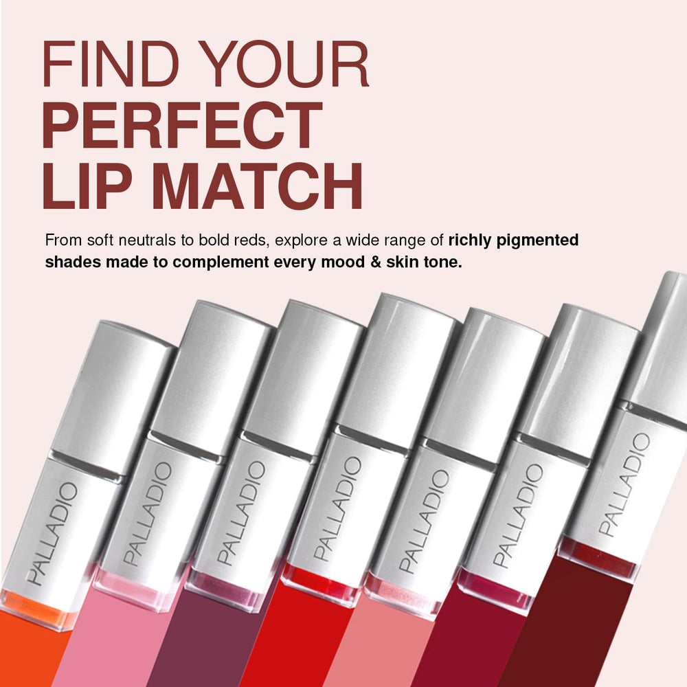 Palladio Herbal Lipstick cream texture with squalane and vitamin E
