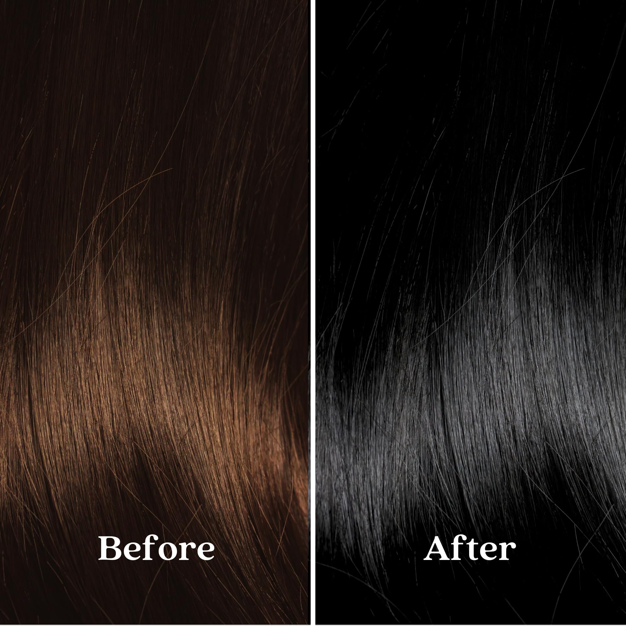 Pallure Jet Black shampoo in shower ready for quick color refresh