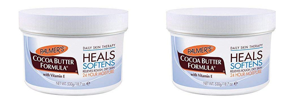 Palmer's Cocoa Butter Formula jar delivers 24-hour moisture for smooth, hydrated skin.