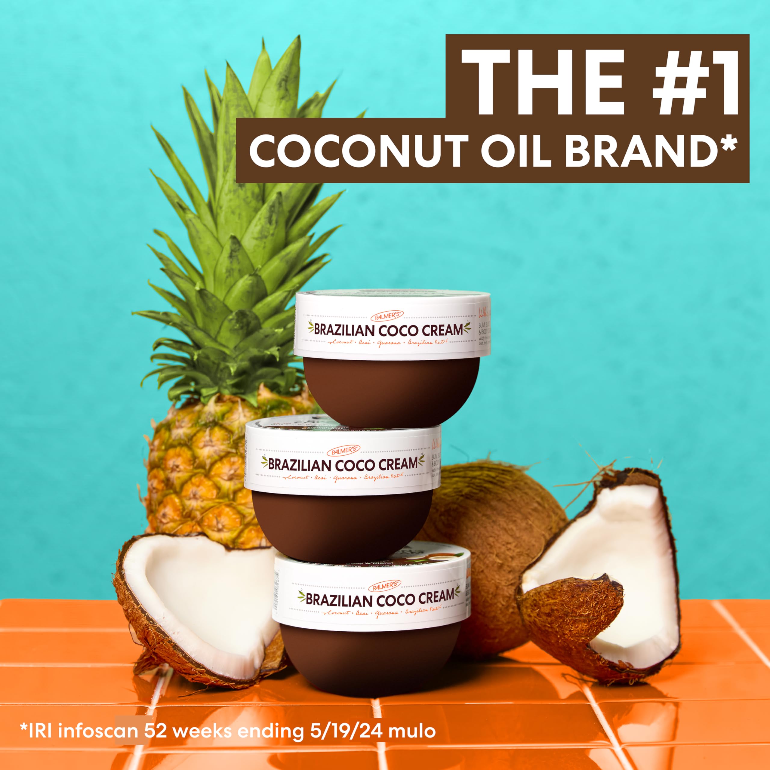 Palmer's Coco Cream bum-area application demonstrates targeted firming and smoothing potential.