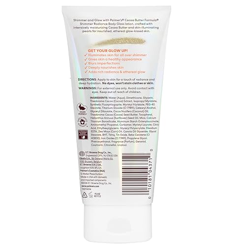 Palmer's body lotion pairs with glow oil for enhanced shine.