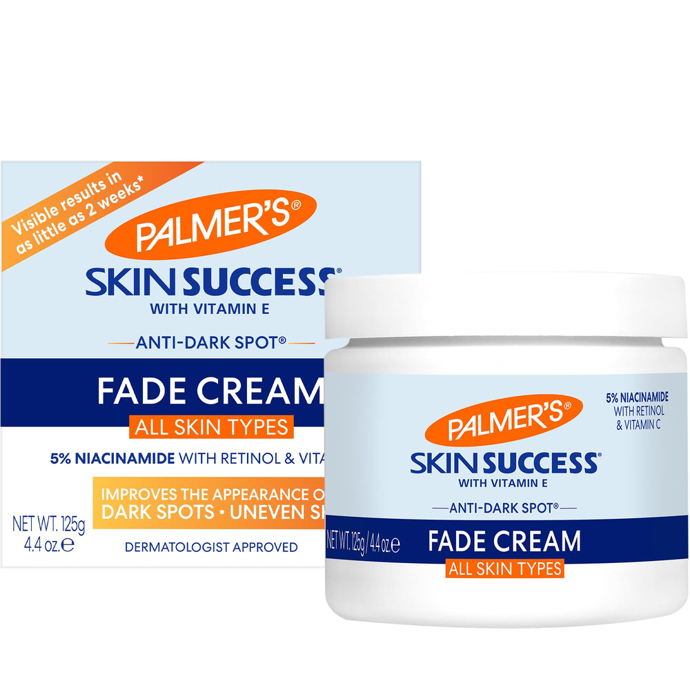 Palmer's Skin Success anti-dark-spot face cream jar shows rich texture for dry skin care