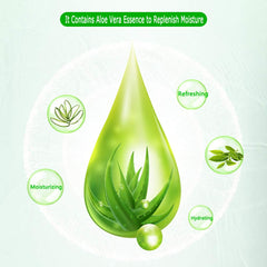 PalNour Aloe sheet 10-pack display emphasizes value and easy at-home use.