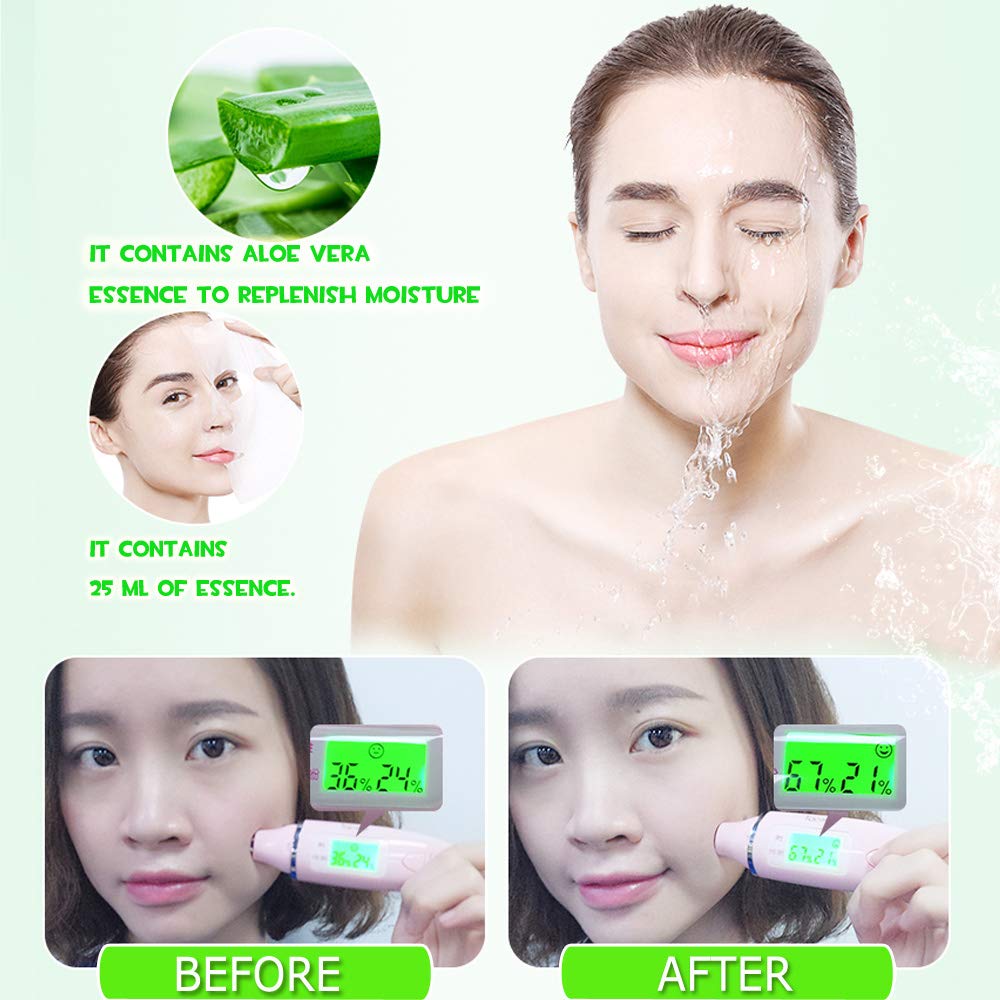 PalNour Aloe hydration visual suggests refreshed, balanced skin after use.