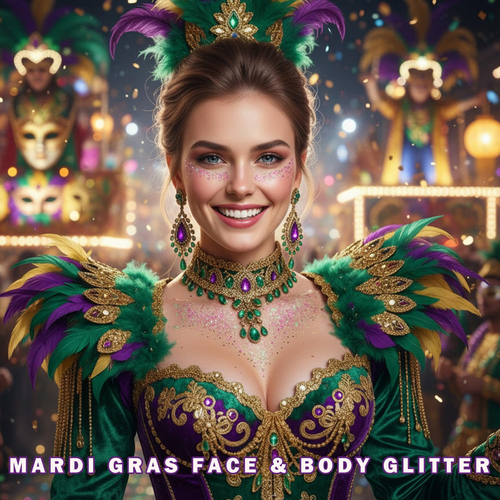 Paminify glitter stick adds face sparkle for performances with mess-free application.