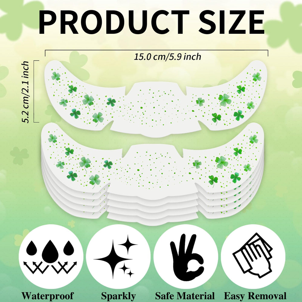 Paminify green glitter freckles tattoo adds lasting sparkle to party outfits.
