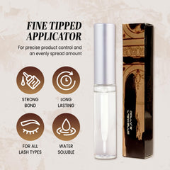 PANA Dolly's Lash glue applicator and foil for precise application