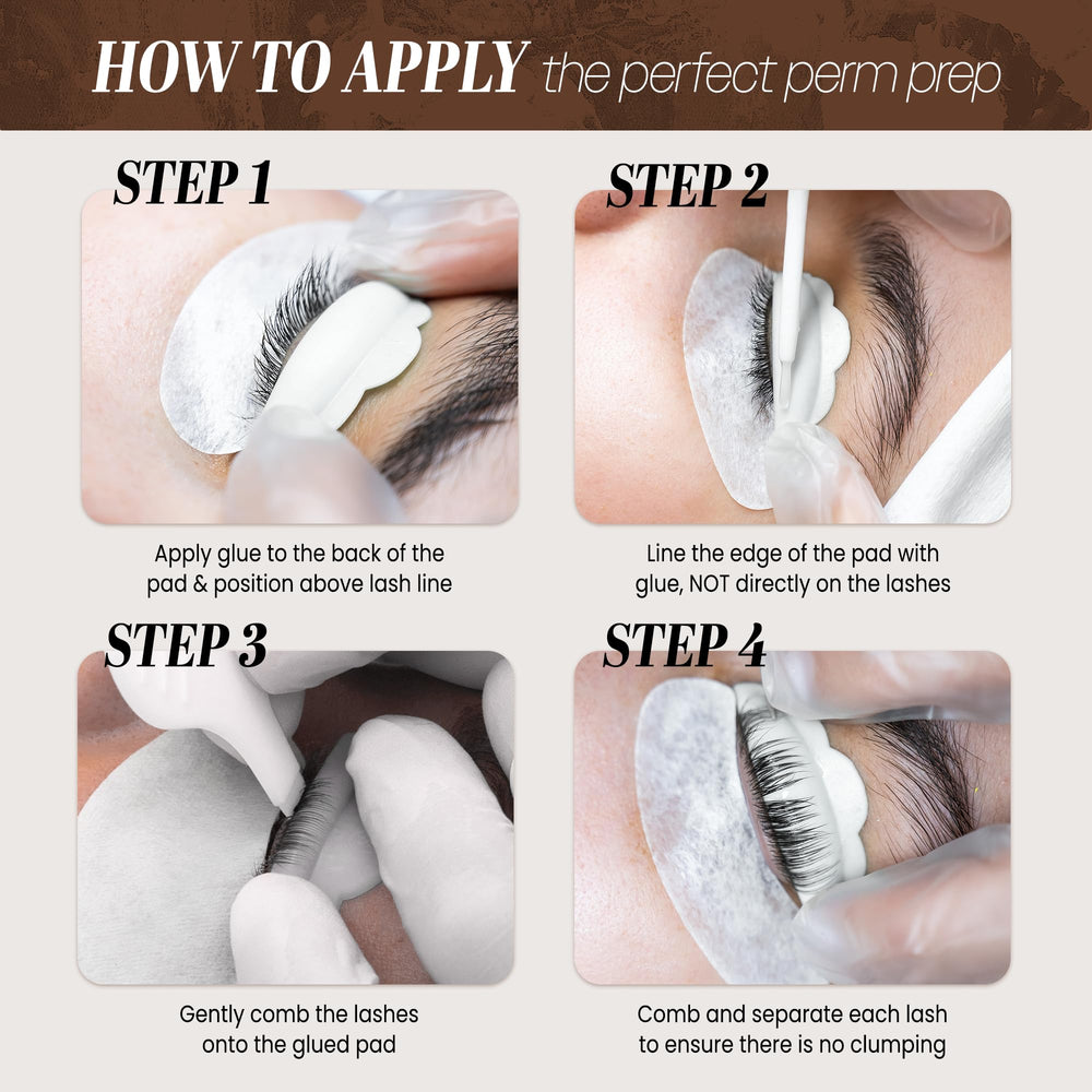 PANA Dolly's Lash glue holding lashes securely during layering