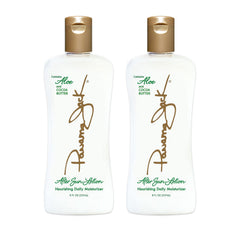 Panama Jack Aloe Moisturizer bottle shown for daily hydration.