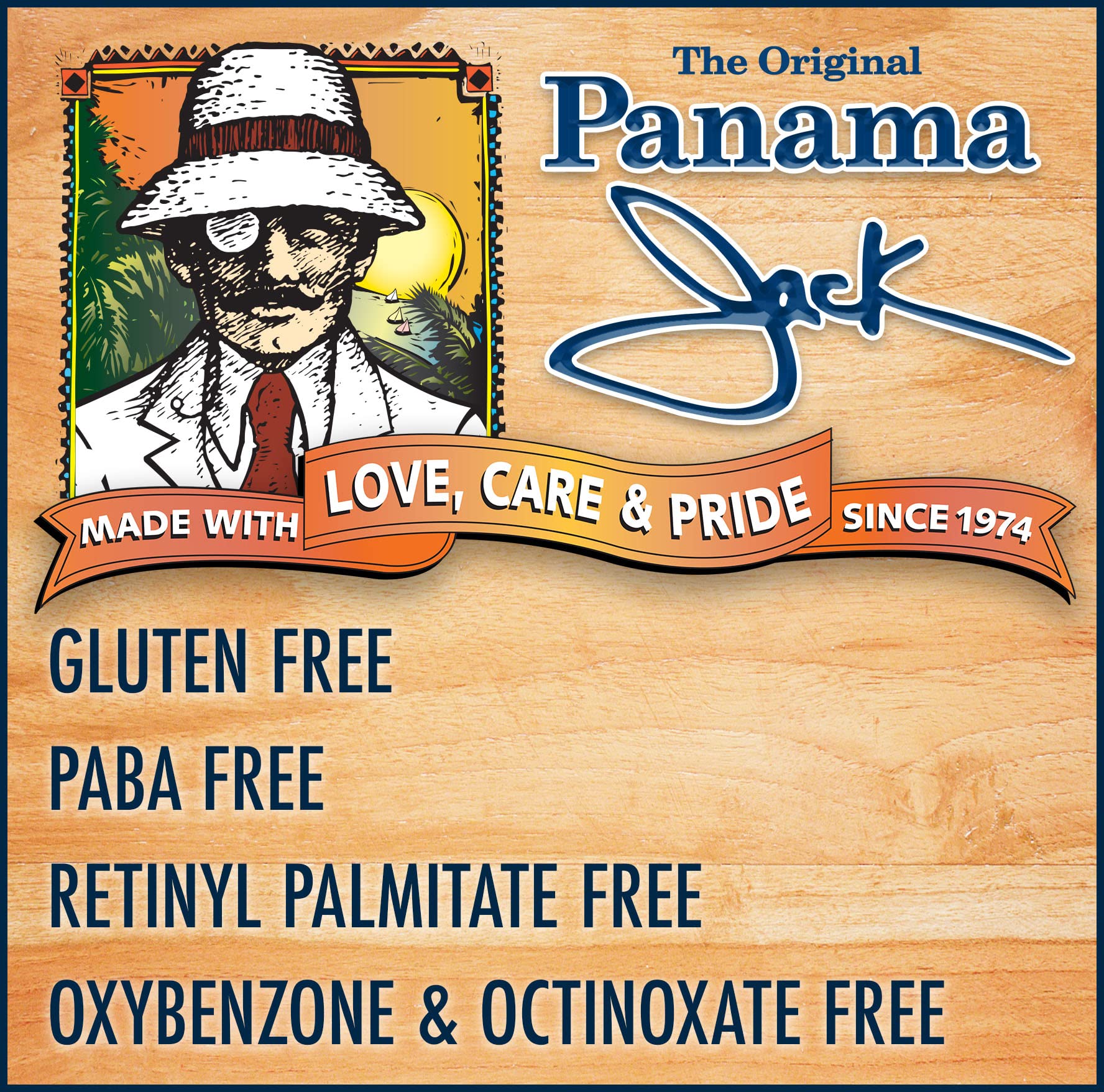 Panama Jack Aloe Moisturizer packaging highlights easy dispensing.