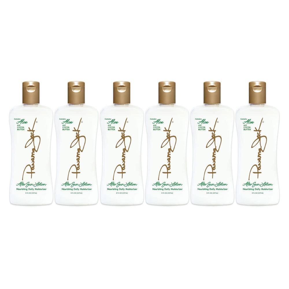 Panama Jack Aloe Moisturizer two-pack for home or travel.