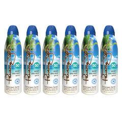 Panama Jack continuous spray sunscreen SPF 50 bottle front view for all-day protection