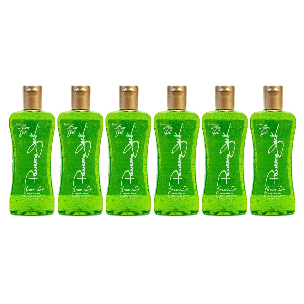 Panama Jack Green Ice Gel after-shower use provides soothing moisture.