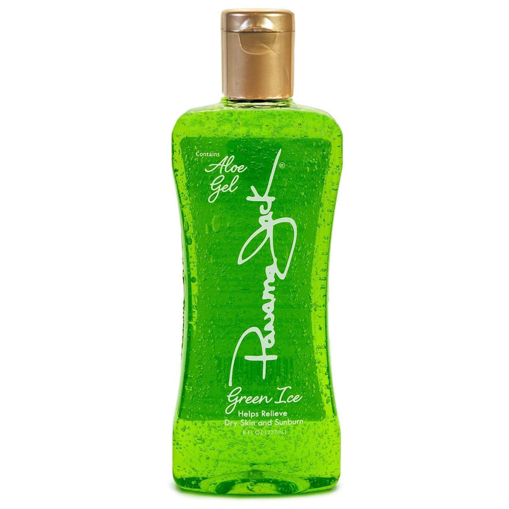 Panama Jack Green Ice Gel non-sticky texture for comfortable moisturization.