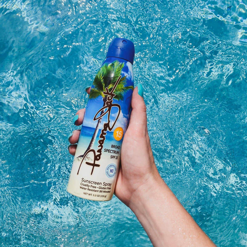 Panama Jack no oxybenzone formula highlighting safe formulation