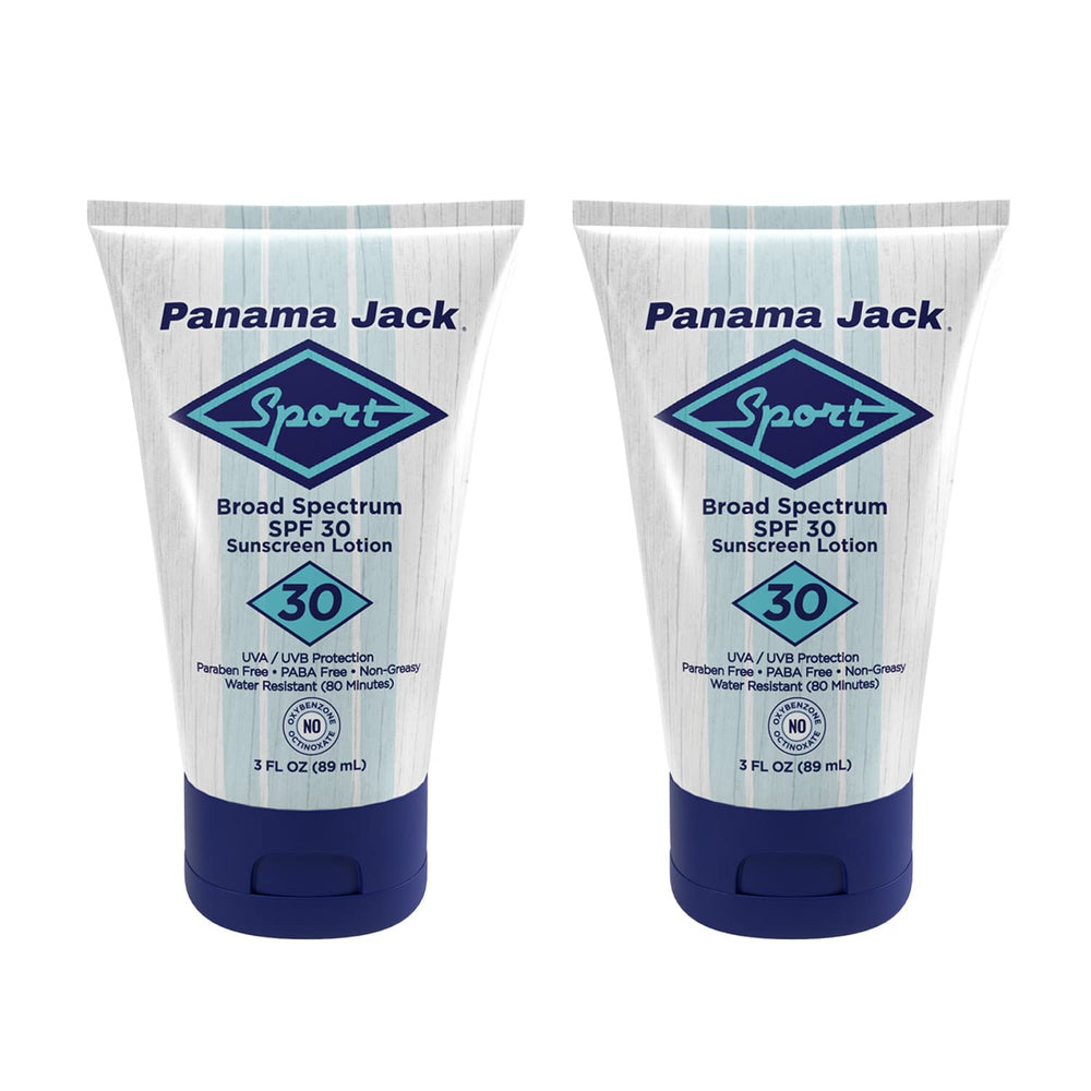 Panama Jack sunscreen with flip cap ready for sport and travel
