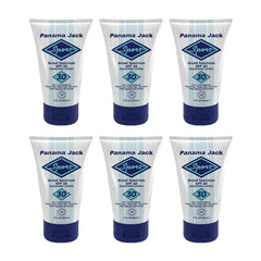 Panama Jack sunscreen bottle front view showing SPF 30 non-greasy protection for outdoor activity