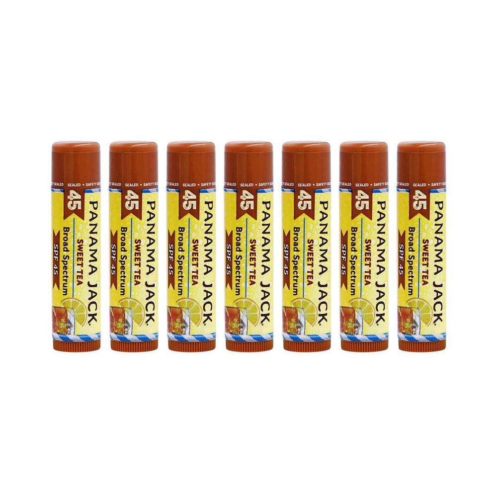Panama Jack SPF 45 lip balm features easy twist-up application