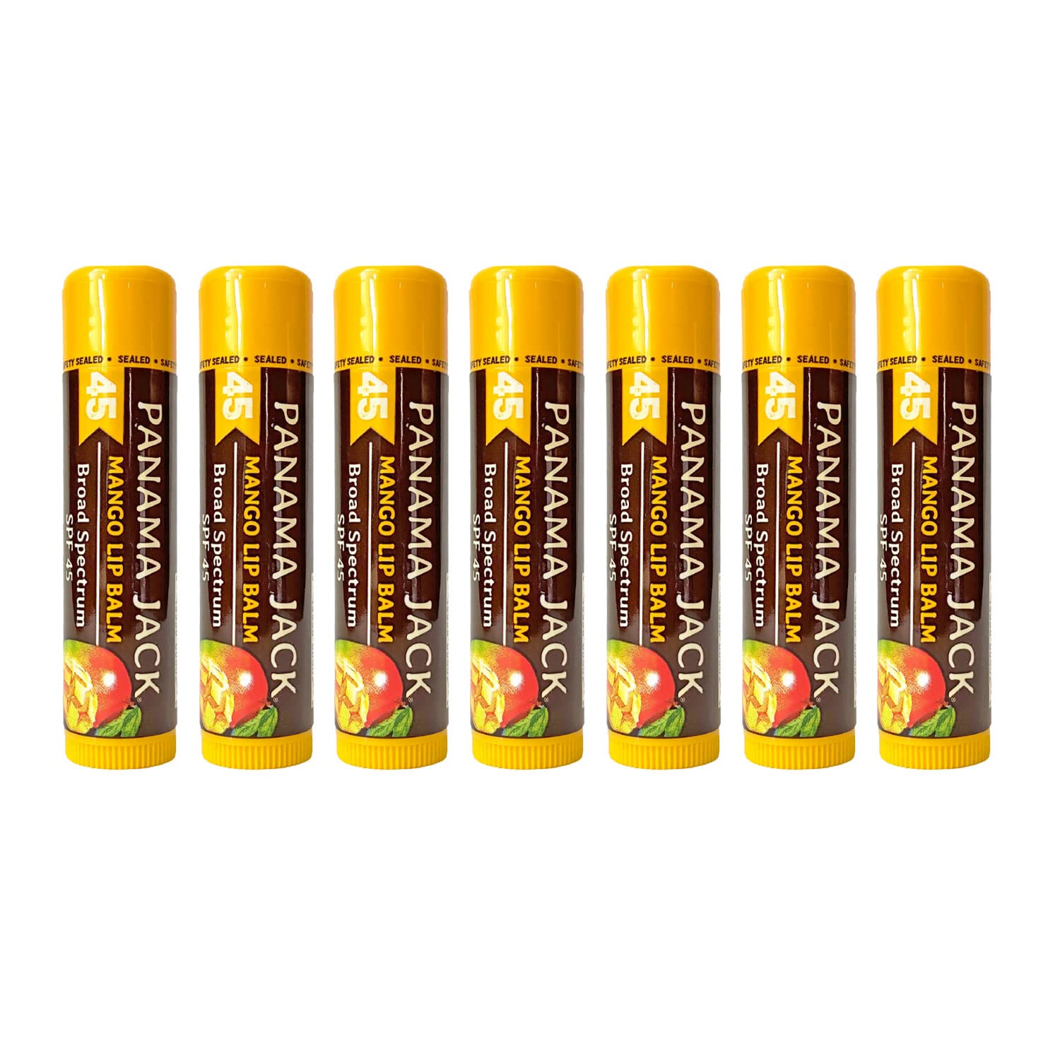 Panama Jack Mango lip balm packaging ready for sun protection