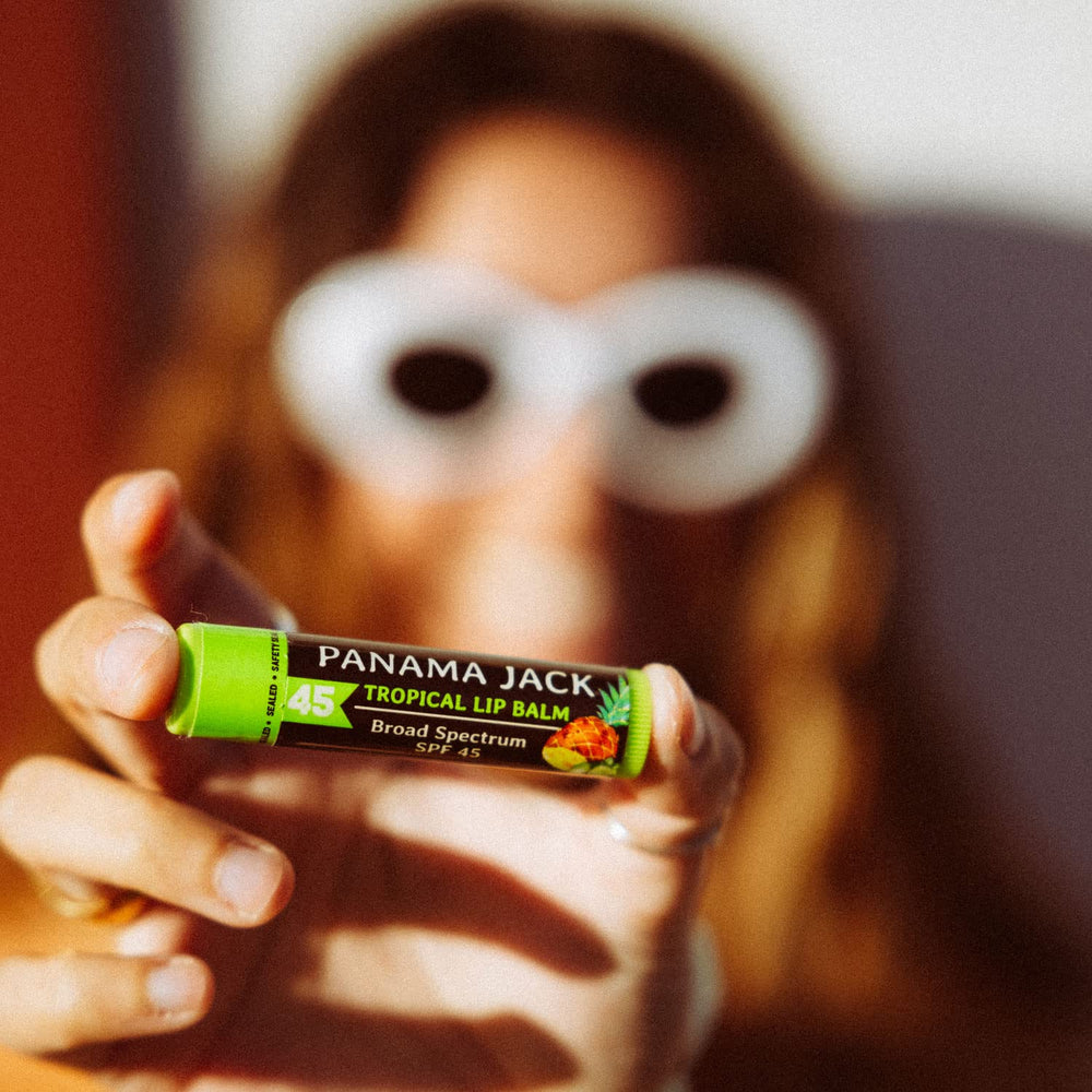 Panama Jack Sunscreen Lip Balm Vanilla delivers smooth application and broad spectrum protection