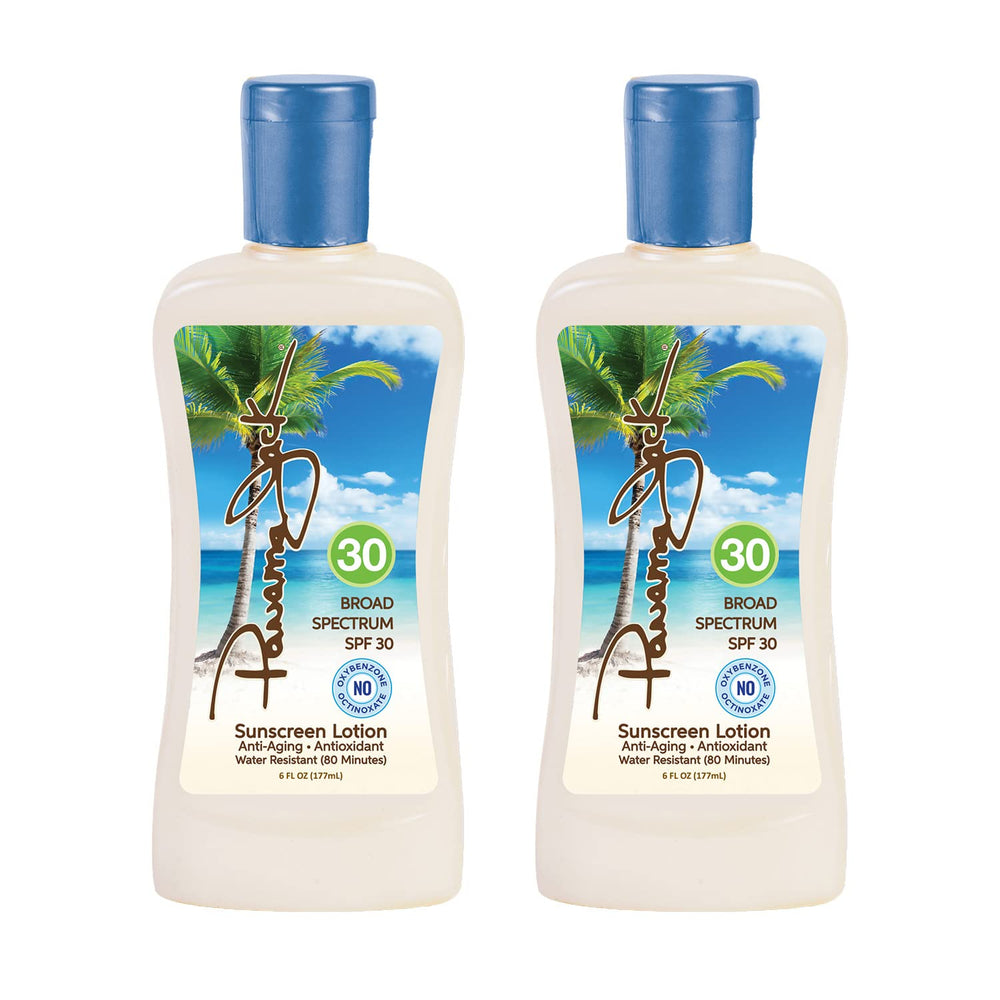 Panama Jack Sunscreen Lotion SPF 30 beach day use highlights outdoor protection