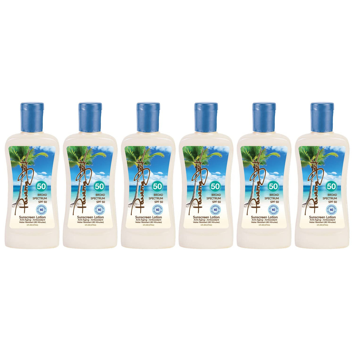 Panama Jack sunscreen SPF 50 bottle with easy-grip cap for daily protection