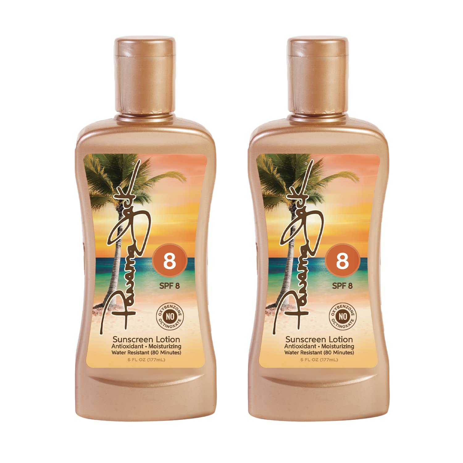 Panama Jack Sunscreen Tanning Lotion SPF 8 skin-friendly moisturizing action