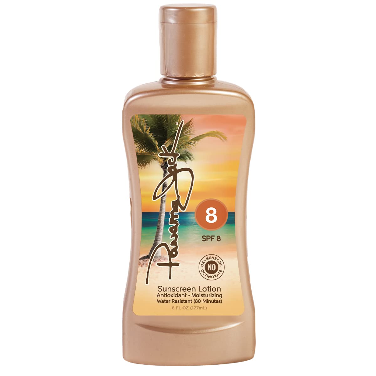 Panama Jack Sunscreen Tanning Lotion tropical fragrance on vacation setup