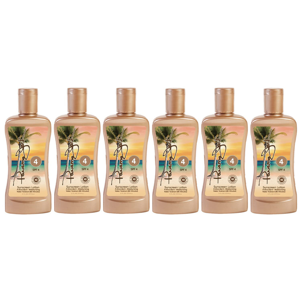 Panama Jack Sunscreen Tanning Lotion tropical fragrance evokes vacation mood.