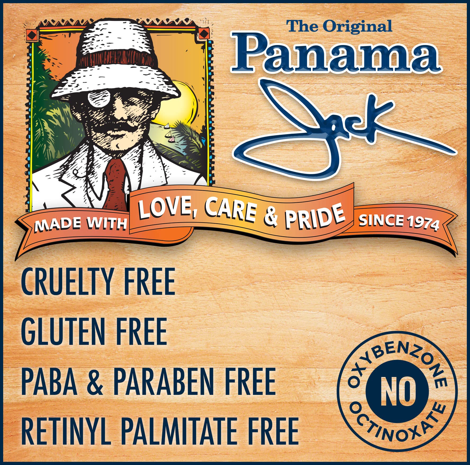Panama Jack Sunscreen Tanning Lotion on skin during water activities