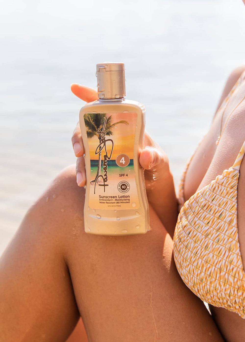 Panama Jack Sunscreen texture image shows smooth, easy spread.