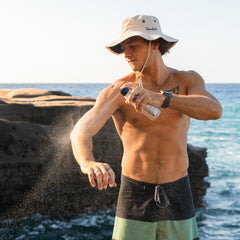 Panama Jack water-resistant up to 80 minutes ideal for swimming