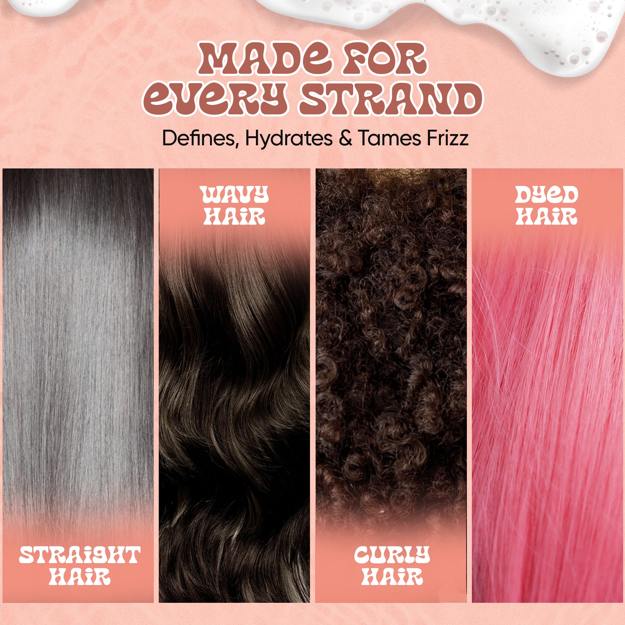 Panda's Promise textured hair 3C-4C shot—enhanced moisture for curl definition.