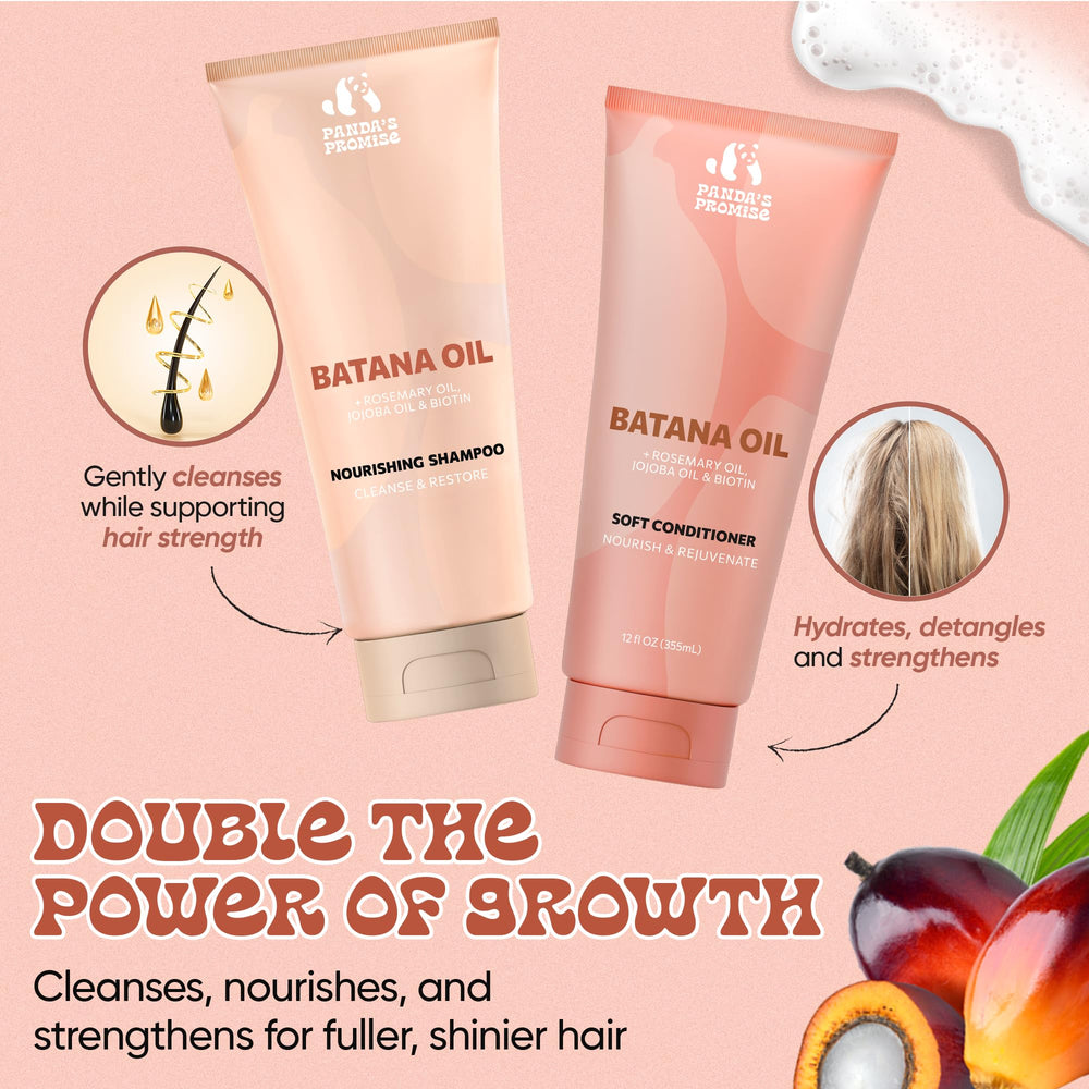 Panda's Promise USA formulation GMP label—clean, quality haircare you can trust.