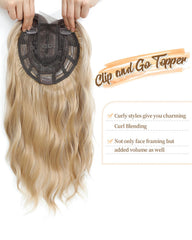 PANEWAY hair topper clip detail shows secure, easy attachment.