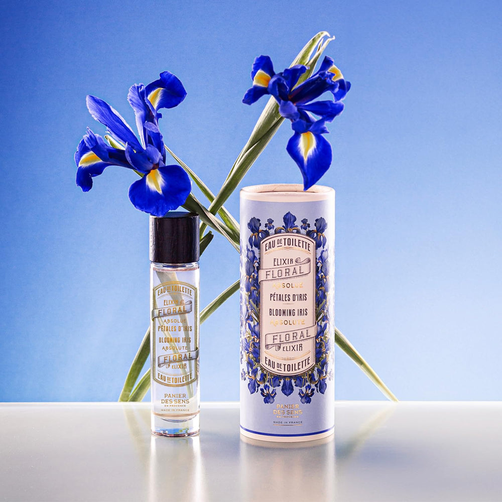 Panier des Sens Iris cap close-up emphasizes ease of spray.