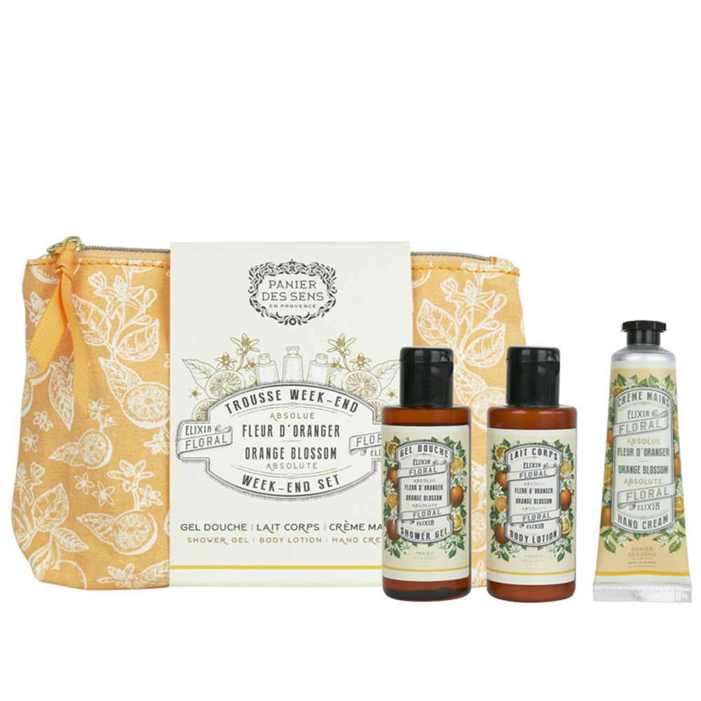 Panier des Sens orange blossom shower gel for daily refreshing cleanse