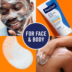 PanOxyl Foaming Acne Wash pump dispenser ready for easy use.